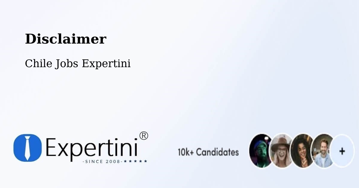 Disclaimer – Curaco De Vélez - Chile Jobs Expertini